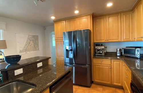 Barview House | Secluded bayfront home, watch beautiful sunsets over the bay from the hot tub.