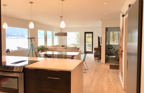 North Douglas Condo | Secluded Beach Condo - Upper Level - Modern Design w/180° View of Mountain & Sea