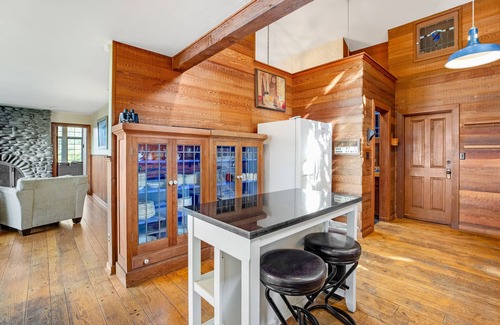Arch Cape House | Secluded beachfront home with Pacific Ocean views, fireplace, game room, grill