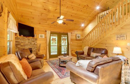 Epworth House | Secluded Cabin Hot Tub and 10 Mi to Blue Ridge