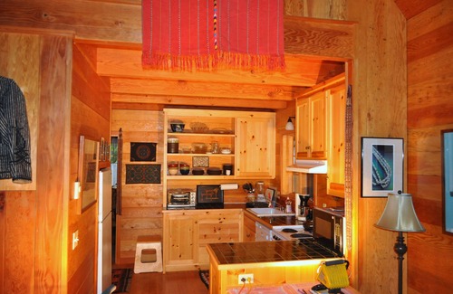 McKenzie Bridge Cabin | Secluded Cabin on Horse Creek, Outdoor Camp Kitchen, Sauna & Bathouse
