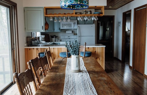 Nisswa Cabin | Secluded cabin on Gull Chain - Pontoon, Wood Fired Sauna, Sandy Beach!