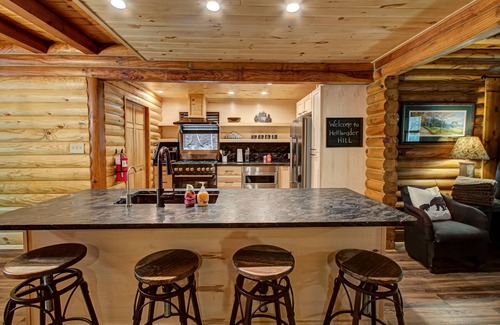 Sevierville Cabin | Secluded Cabin with private indoor heated saltwater pool
