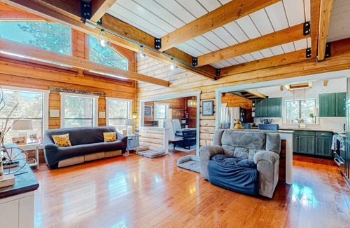 Pagosa Springs House | Secluded, dog-friendly home with private hot tub, deck, games, grill & firepit