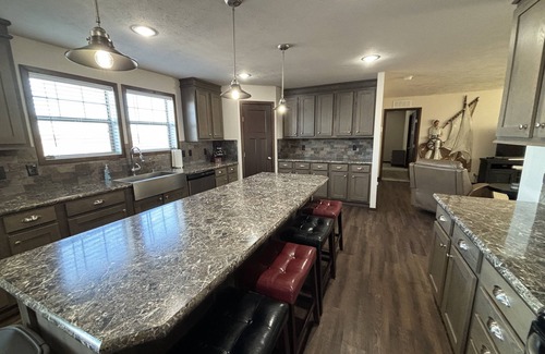 Cuming County House | Secluded Elkhorn River Retreat. Full sized home overlooking 250+ acre lake.