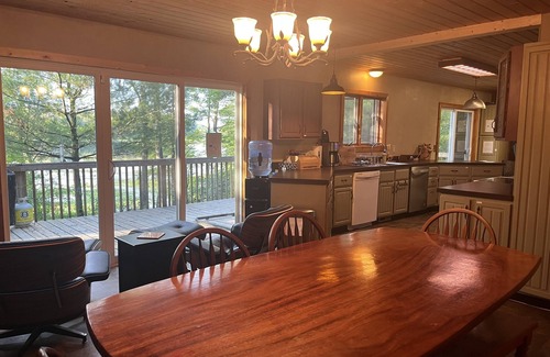 Delton House | Secluded family-friendly lake house in the woods