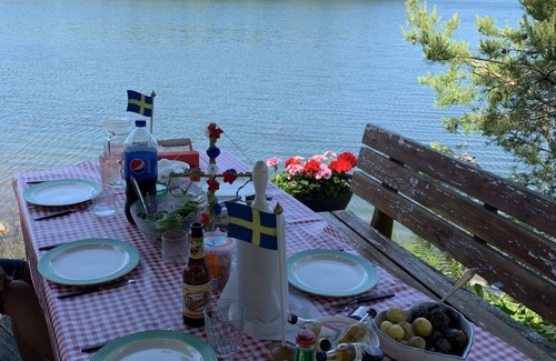 Skalsmara Cottage | Secluded gem on an island in the Stockholm archipelago, forest plot and private jetty,