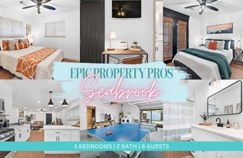 El Lago House | Secluded Home El Jardin Beach high speed internet Arcade Close to Kemah & NASA 5 STAR SUPER HOST