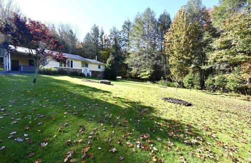Gormania House | Secluded Home on 20 Acres with Hot Tub, Horse Barn, and Private Mountain Stream