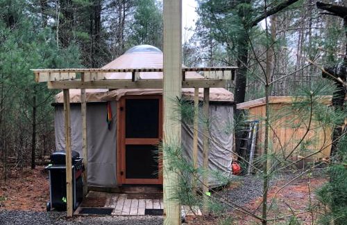 Mehoopany Ski Chalet | Secluded in the Woods Cedar Hot Tub Pet Friendly