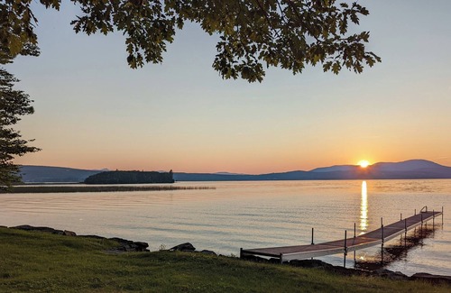 Newport House | Secluded lake house retreat with private dock and ski/hiking trail access