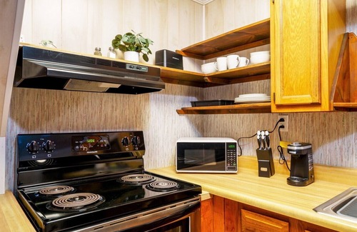 Elkins Cabin | Secluded Lodge*Full kitchen + King Bed