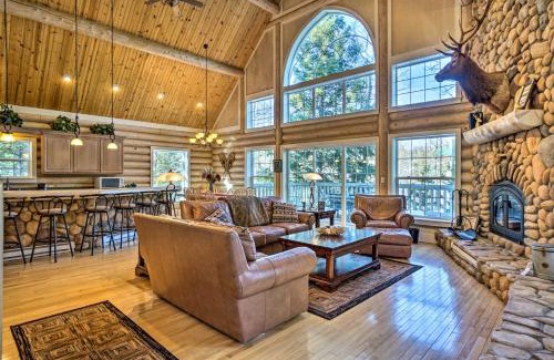 Red Feather Lakes House | Secluded Log Cabin with Game Room and Forest Views