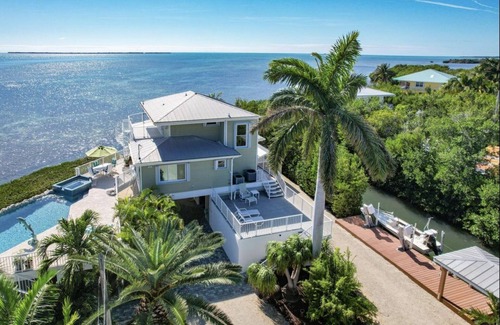 Cutthroat Harbor Estates House | Secluded Oceanfront property, Private pool, hot tub, boat ramp and dock