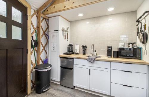 Sears Other | Secluded Off-Grid Yurt with Forest Views Near Trails in Sears, Michigan