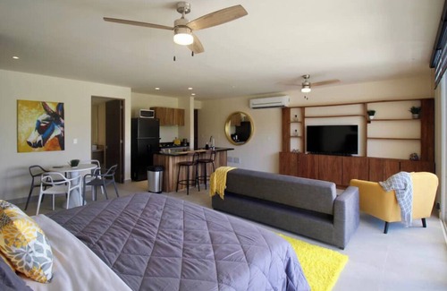 Akumal Condo | Secluded paradise! Brand new large studio condo with direct beach access.