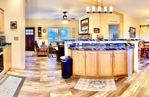 Florissant House | Secluded Spacious Mountain Cabin w/Hot Tub, A/C, Big Kitchen on 4 Wooded Acres