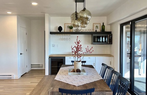 Greenwood Lake House | Secluded Stunning Lake View Villa w Heated Pool, Fenced Yard & Hot Tub