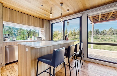 Carbondale House | Secluded unique home in prime location with deck, woodstove, & mountain view