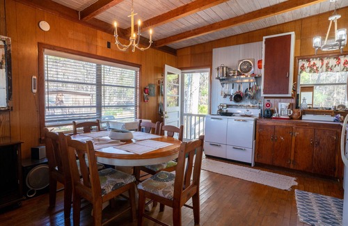 Foley Cabin | Secluded waterfront fishing cabin, boat dock, pier, sunsets, boat to beach
