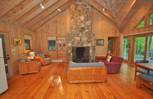 Holderness Ski Chalet | Secluded Waterfront Chalet