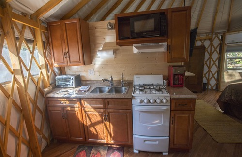 Asheville House | Secluded yurt on Blue Ridge Pay & MTS Trl with hot tub, only 15min from downtown