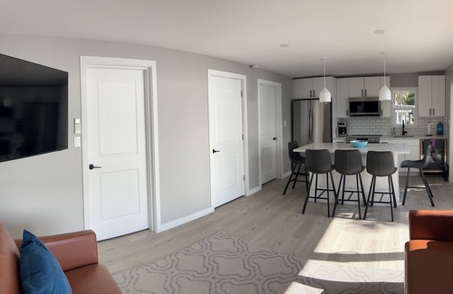 Central Okanagan Cabin | Seclusion Bay, Luxury Lakeside Cabin 9. Stunning beachfront on Okanagan Lake.