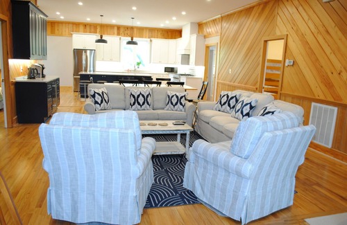 North Litchfield Beach House | Second row home with private swimming pool, screened porch & deck located at North Litchfield Beach.
