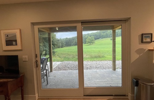 Williamstown Apartment | Secret, one-bedroom hideaway overlooking picturesque field in Williamstown