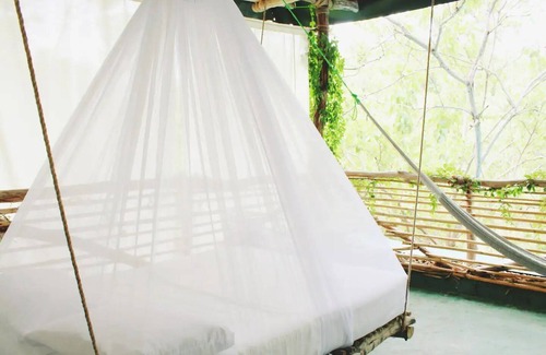 Arroyo Cruz House | Secret virgin front bay pool house and tree casita