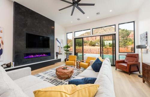 Sedona Villa | Sedona Sanctuary Luxury Home Pool & Spa