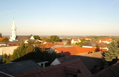 Morbisch am See Bed & Breakfast | Seeblick Pension - Doppelzimmer mit Dusche/wc, mit Terrassen-seeblick
