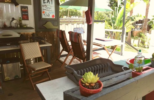 Tarifa Ski Chalet | Self-catering, ocean views, walk to beaches. BBQs, secure parking, set in nature