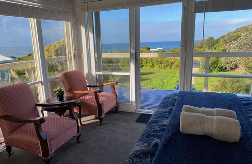 Sugarloaf House | Self-Contained Double Storey Beach House Across the Road from the Beach with Incredible Ocean Views.