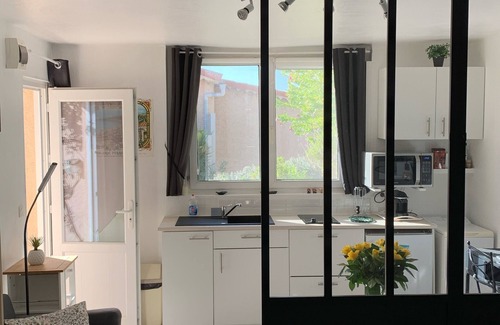 Saint Pierre de Feric Apartment | Self-contained single storey accommodation with parking space