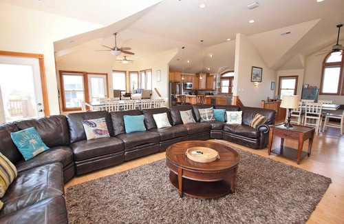 Carova Beach House | Semi-Oceanfront, Wild Horses, Pets Welcome, Private Pool, 4x2064, Happy Hours