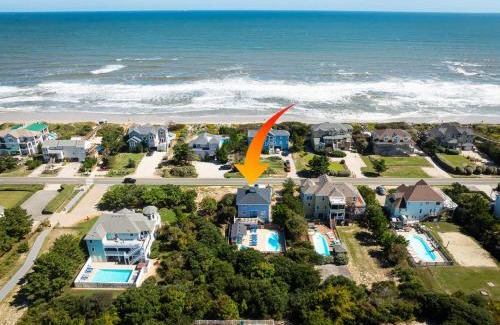 Whalehead Beach House | Semi-Oceanfront with Heated Pool Cabana Ocean Views