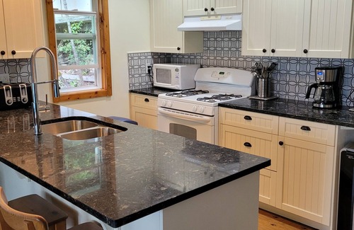 Blind Bay House | Semi-Waterfront Retreat w/beach & dock access & buoy, west view, pet friendly