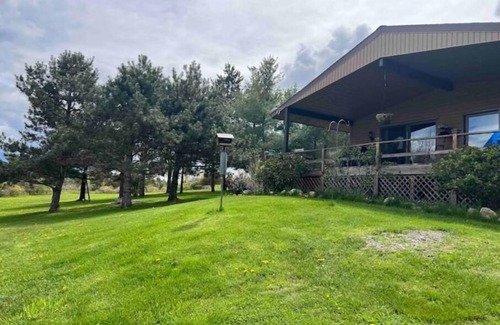 Himrod House | Seneca Lake View Retreat sits secluded on a 2 acre lot.