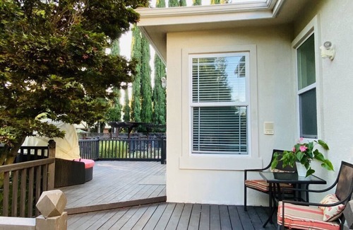 Saratoga House | Separate Entrance, Private New Suite + Bath+ Patio