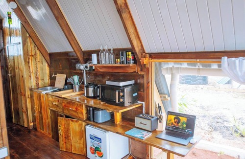 Nungwi Cabin | Serene A-Frame Cabin in Nungwi, Tanzania - Private Garden Oasis