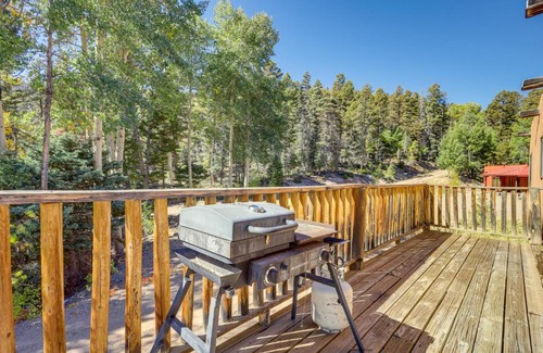 Amalia House | Serene Amalia Cabin with Deck and Mountain Views