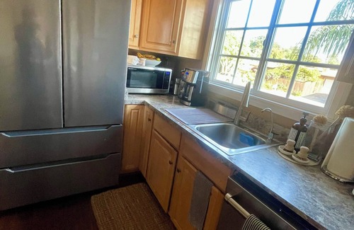 Santa Barbara House | Serene garden setting w/private yard, dog-friendly, hot-tub, 7 min to beach