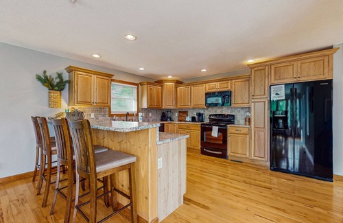 Caryville House | Serene home with private dock, waterslide & fully equipped kitchen