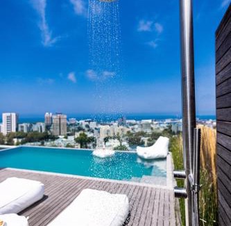 Haifa Apartment | SERENE - Infinity Cview pool - 4 bedrooms Luxury Penthouse