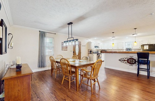 Caryville Cabin | Serene lake home with foosball, dartboard, luxe kitchen - dog friendly!
