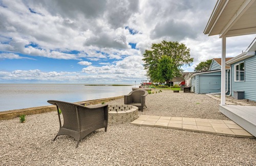 Standish Cottage | Serene Lakefront Standish Home w/Fire Pit & Grill