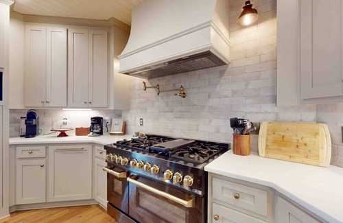 Cleveland House | Serene mountain view home with private pool, firepit, dry sauna, & AC