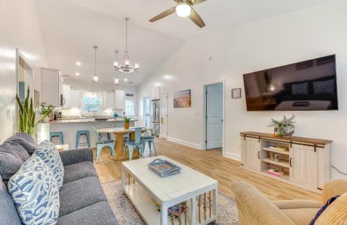 Yaupon Beach House | Serene Oak Island Home with Private Saltwater Pool!