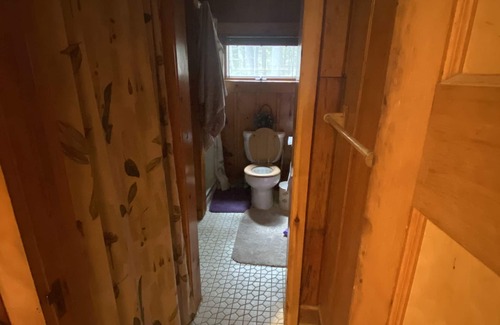 Barryville Cabin | Serene Waterfront Log Cabin on 1 Wooded Acre with NEW REDUCED RATES FOR 2024!